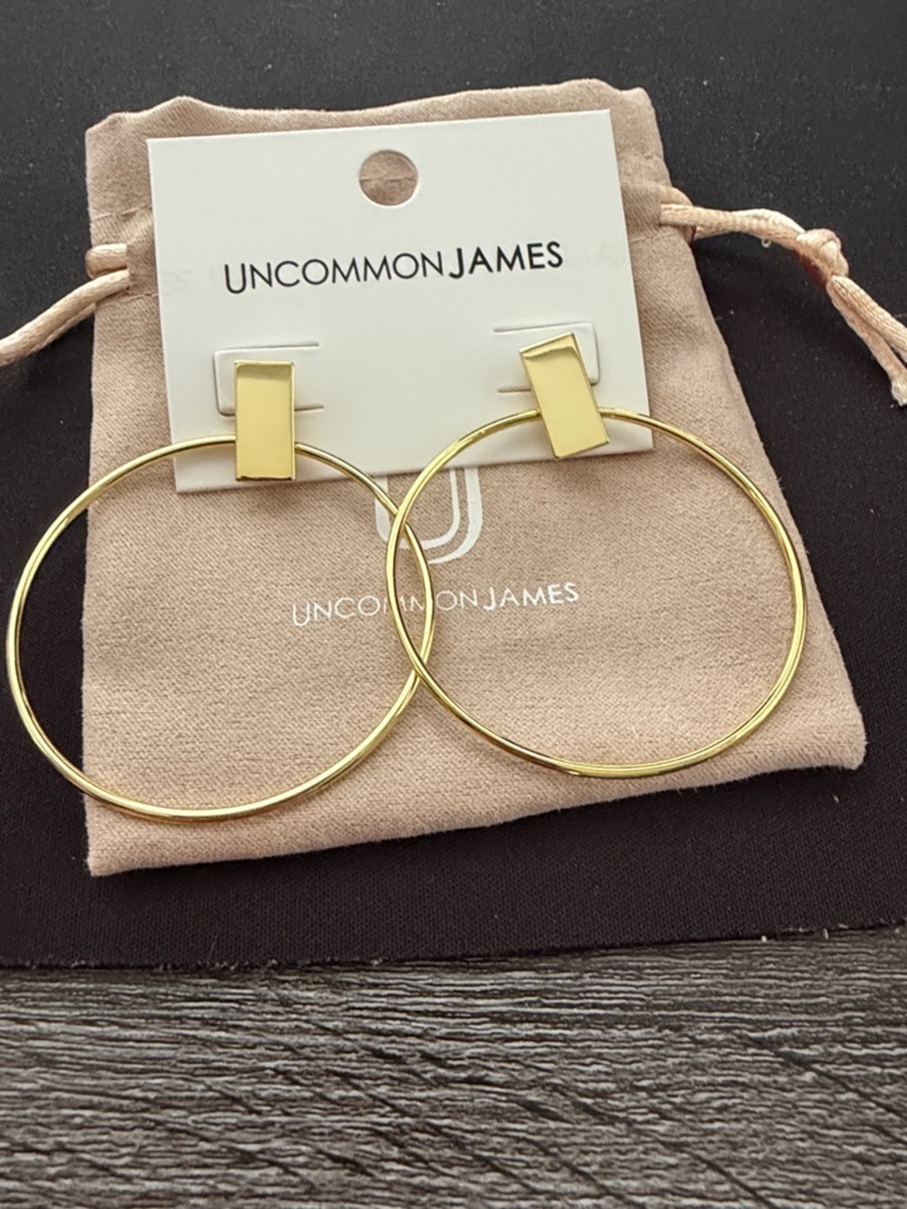 Uncommon James Gold Hoop Earrings
